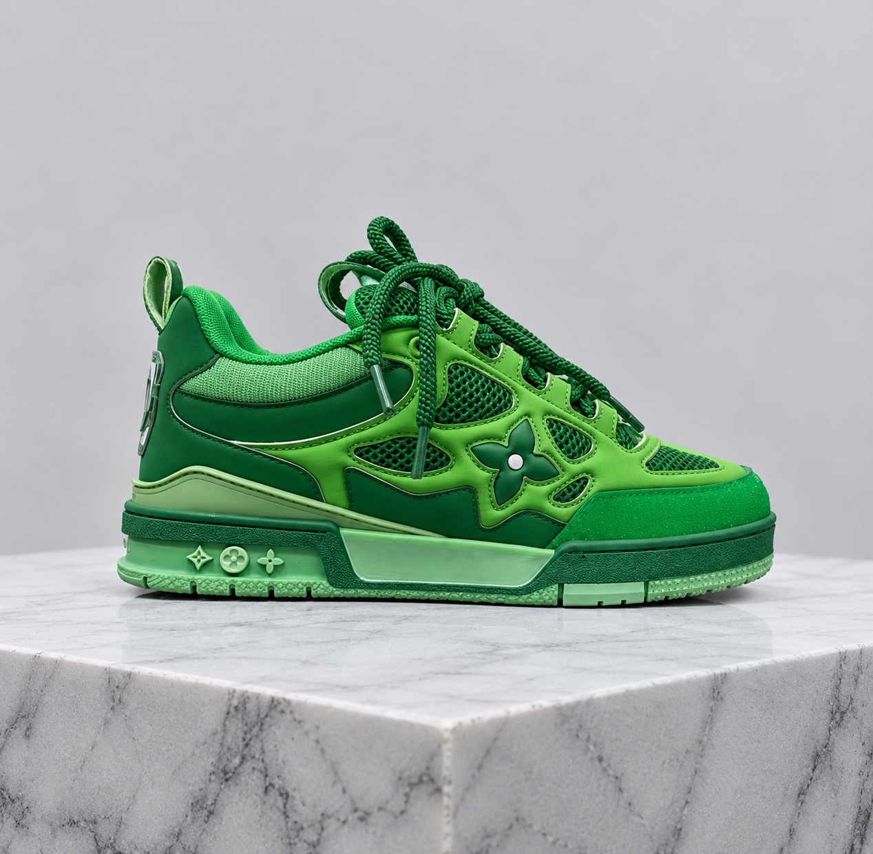 Louis Vuitton LV Trainer Green