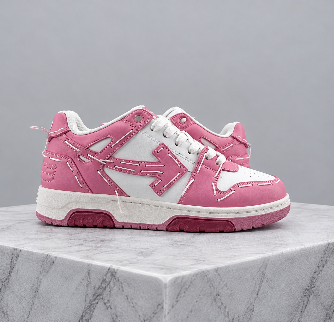 Off-White Out of Office Low Pink / White
